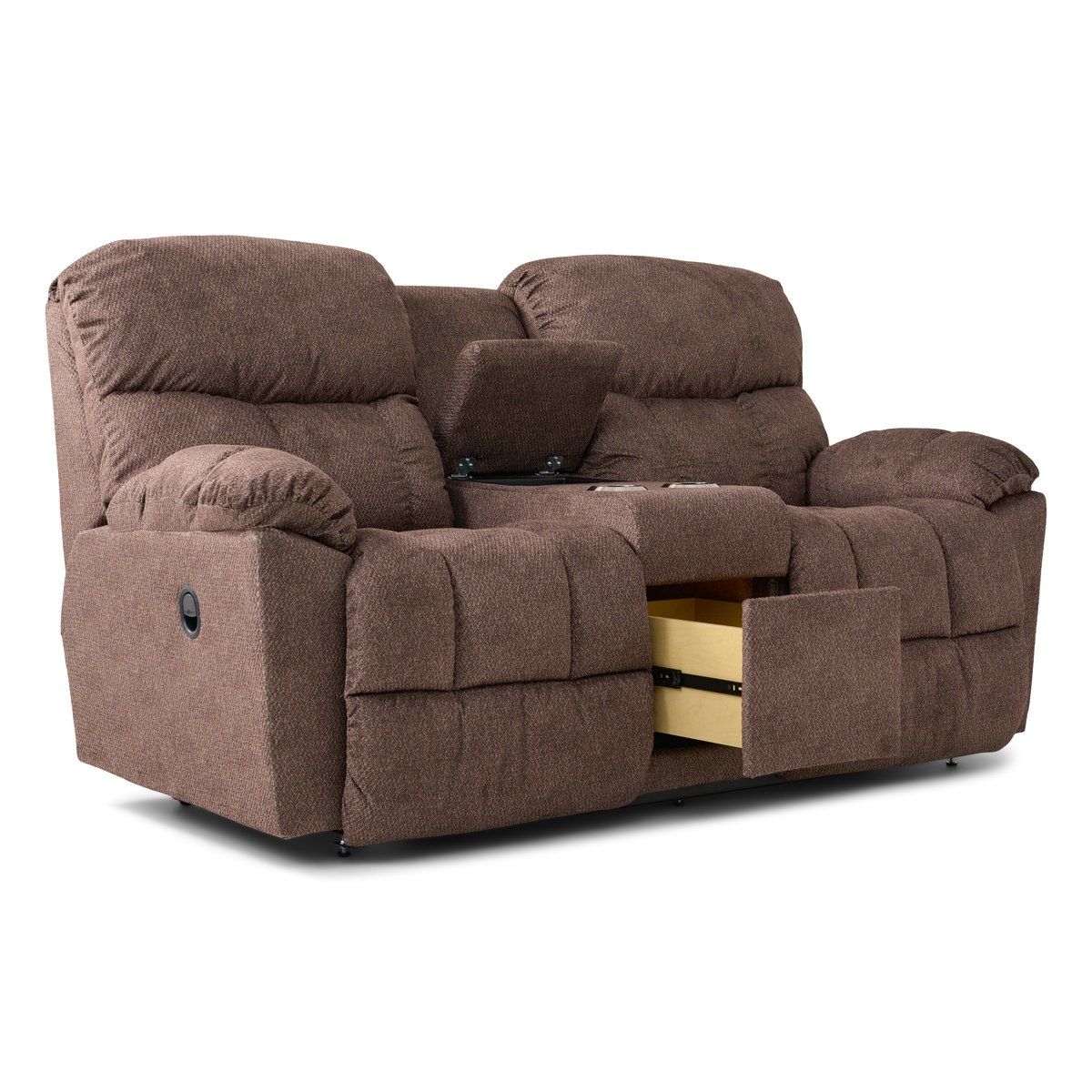 Morrison Reclining Console Loveseat The Furniture Mart