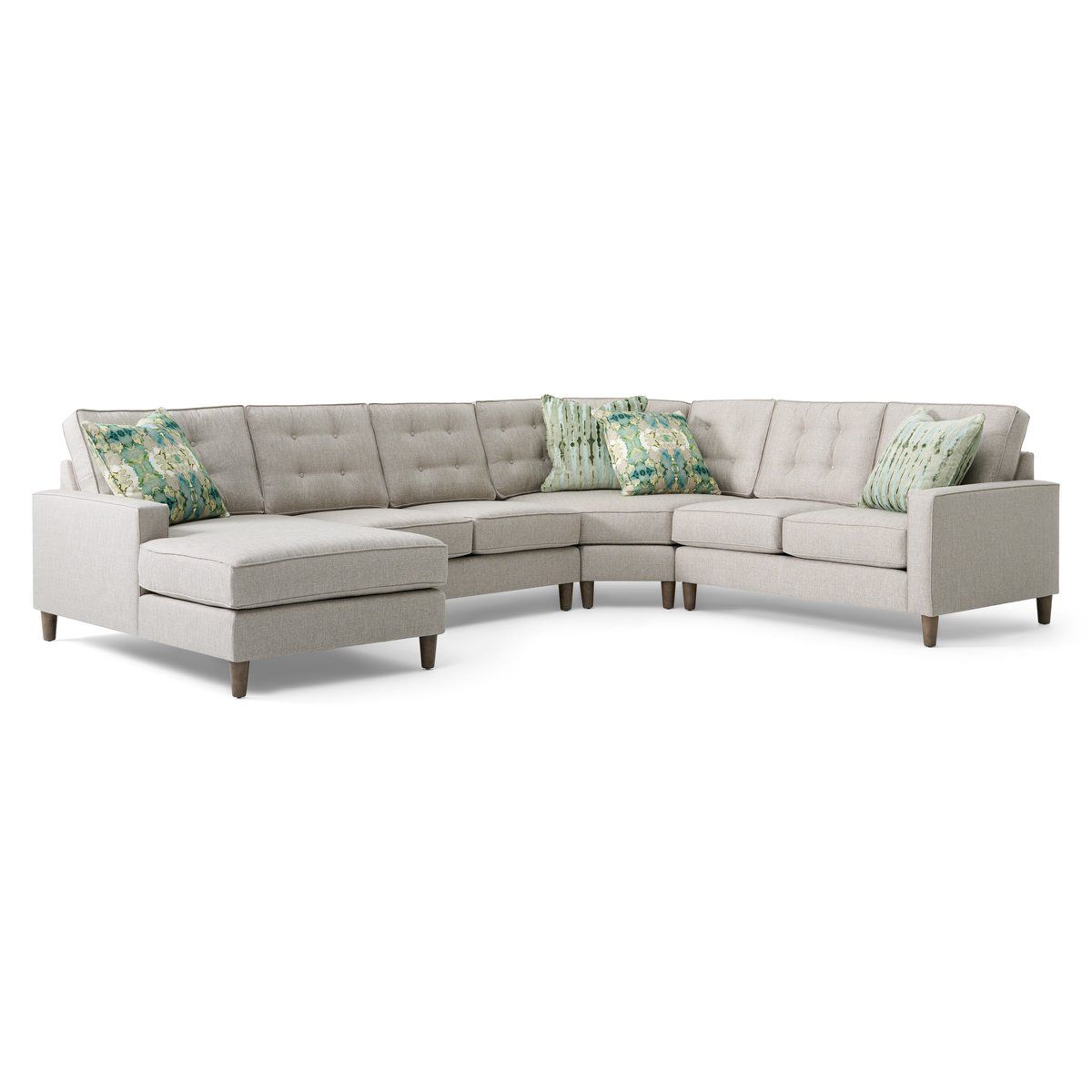 Louise 4pc Sectional