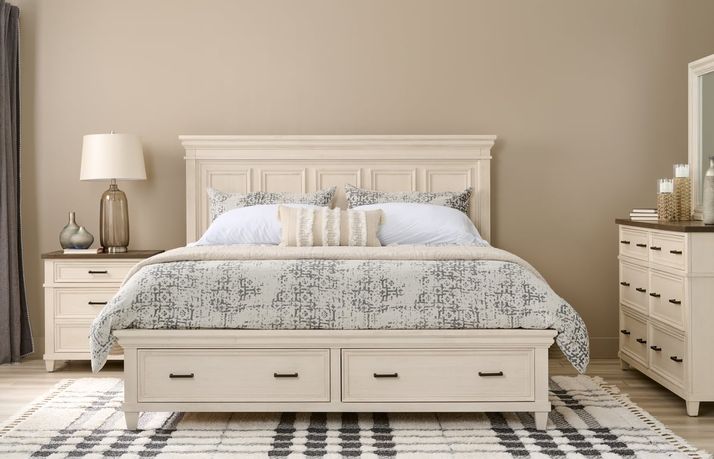 white christmas dresses Belmont Amish King Size Solid Maple Wood Luxury Storage Platform Bed main image 1