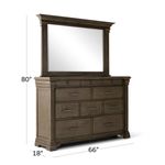 Picture of Kings Court Dresser and Mirror Set