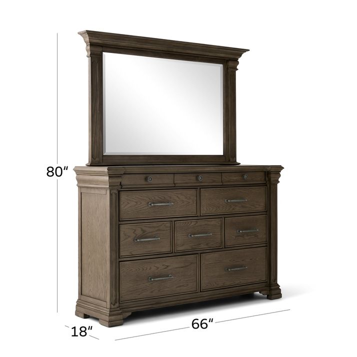 Picture of Kings Court Dresser and Mirror Set