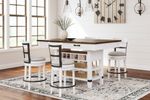 Picture of Valebeck 5pc Storage Counter Dining Set