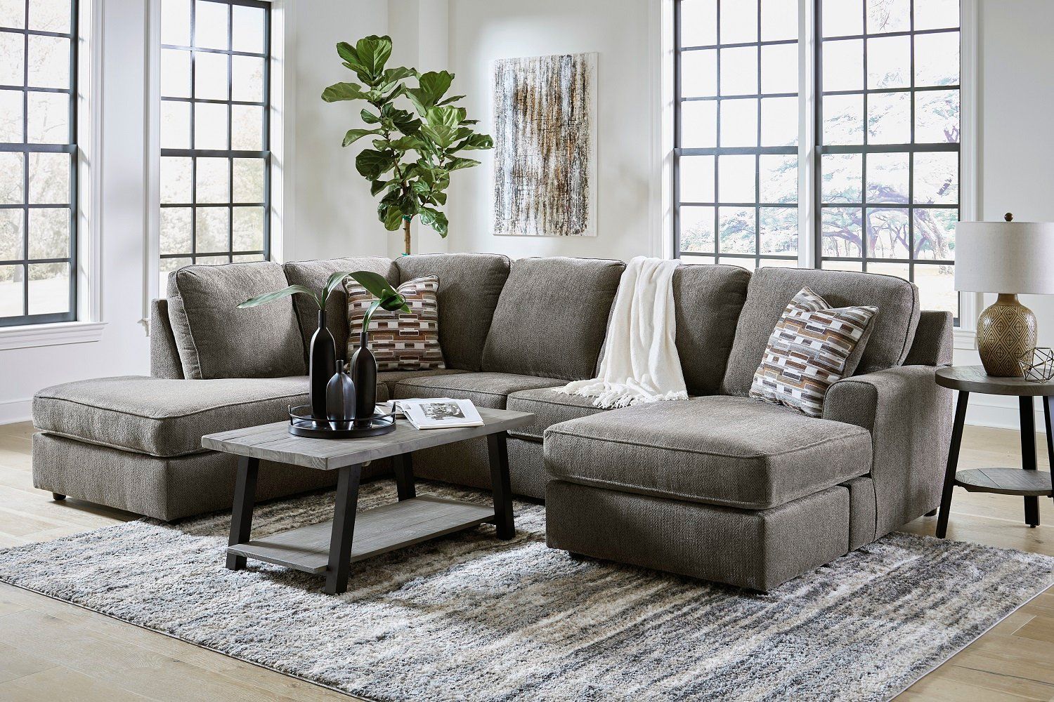 家具 symphonia Ophannon 2pc Sectional | The Furniture Mart