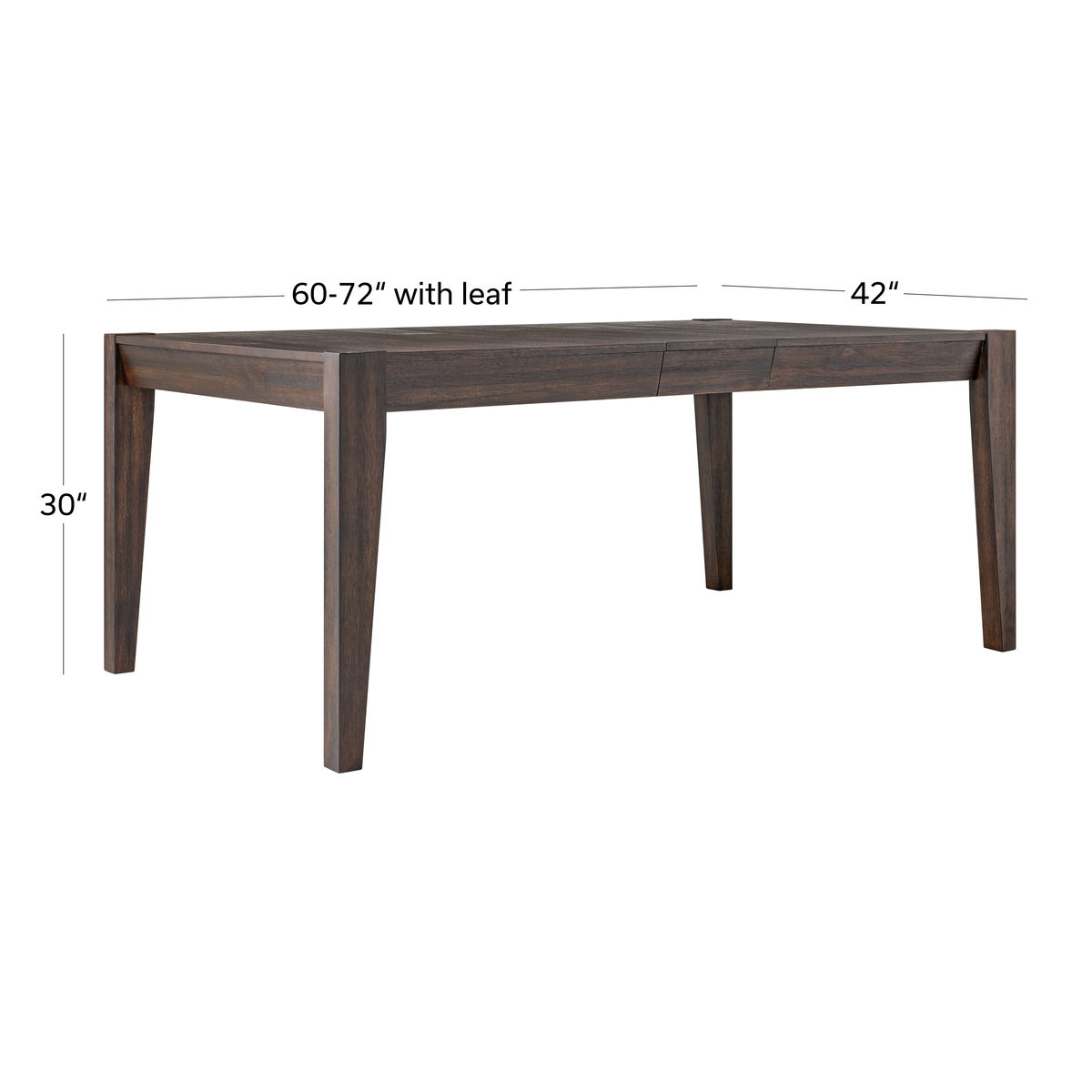 30 wide deals extendable dining table