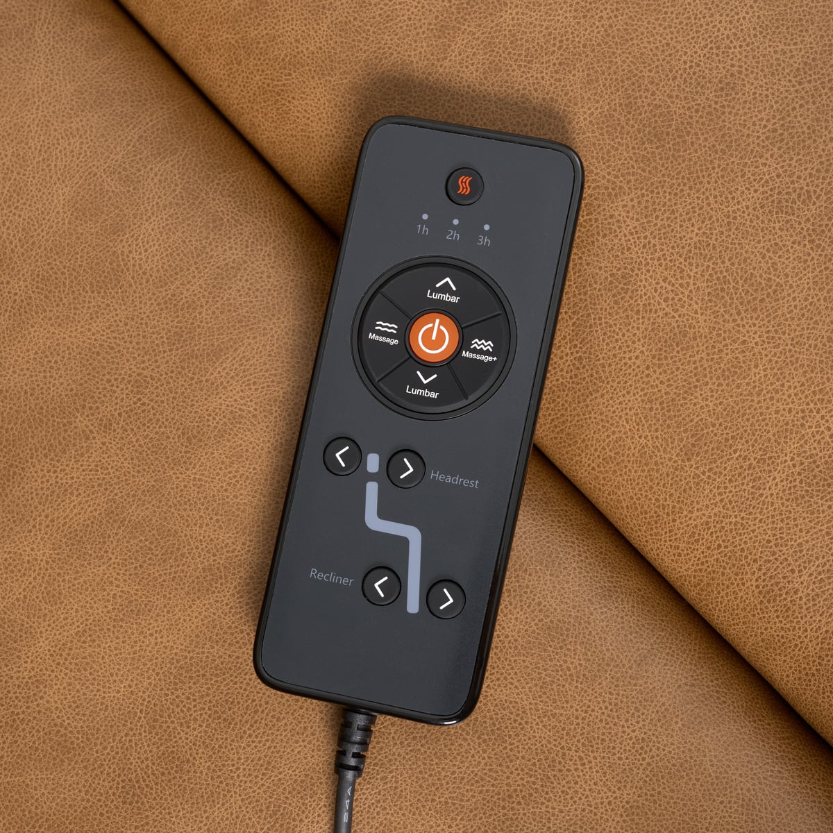 Dakota Saddle 6pc Power Sectional | The Furniture Mart