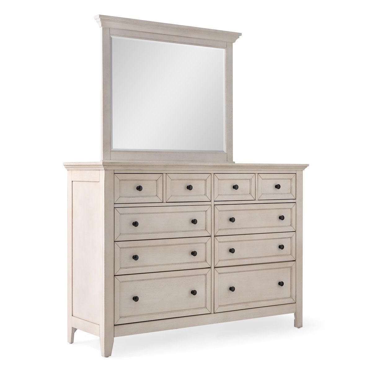 San Mateo Dresser and Mirror Set