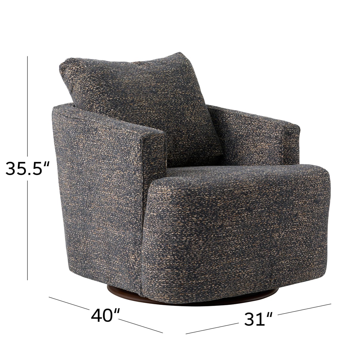 Maeve Swivel Glider | The Furniture Mart