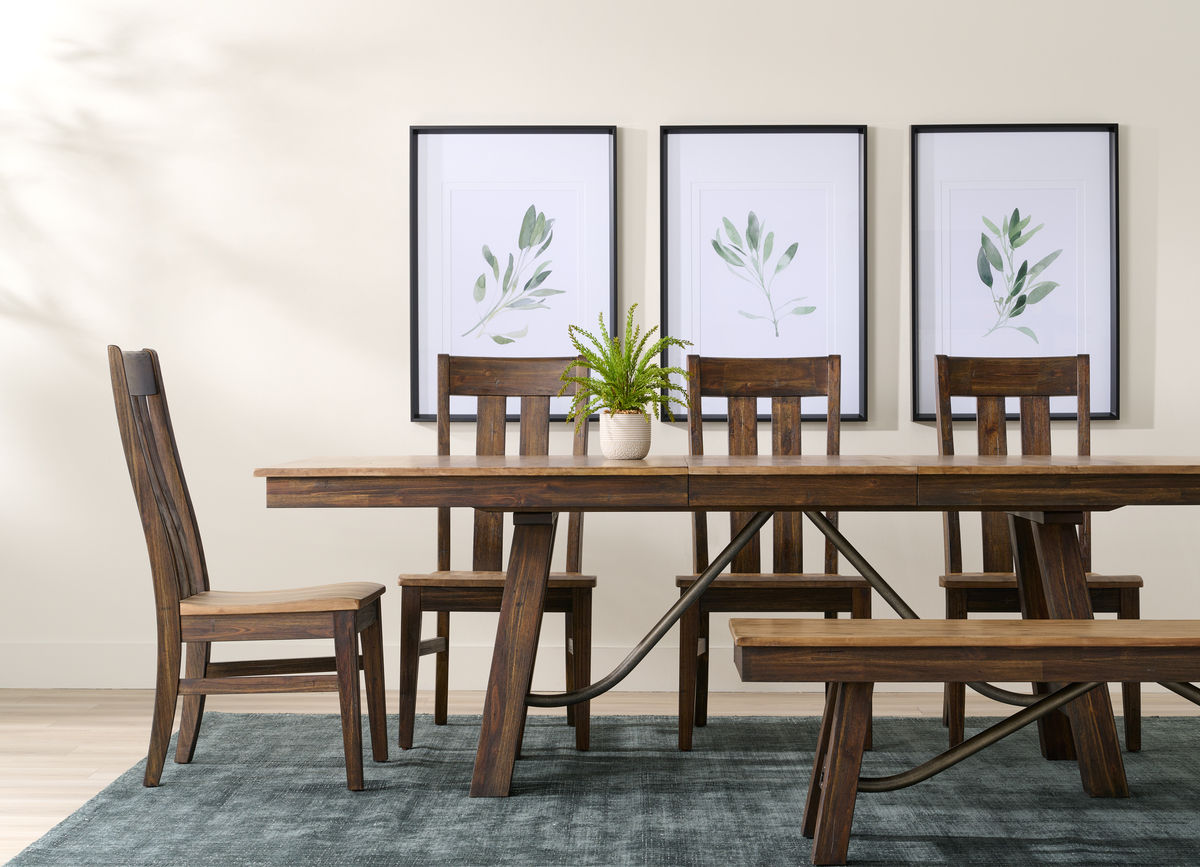 Transitions Extendable Dining Table The Furniture Mart