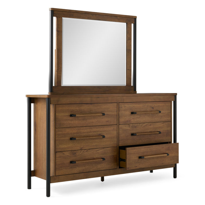 Norcross Dresser and Mirror | The Furniture Mart