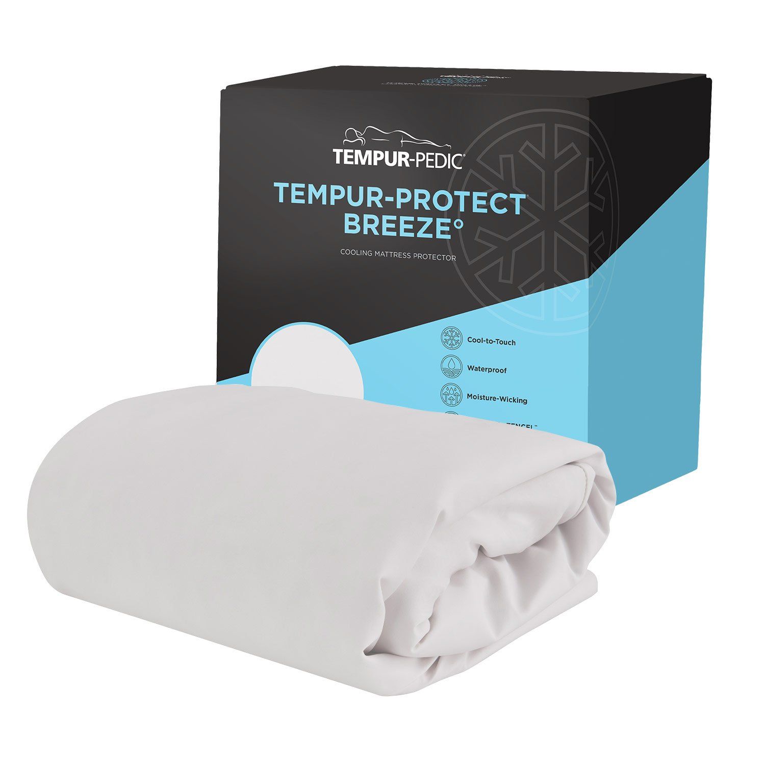 Tempur-Protect Breeze Twin XL Mattress Protector|Furniture Superstore