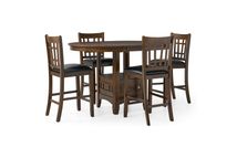 Picture of Max Cherry 5pc Counter Dining Set