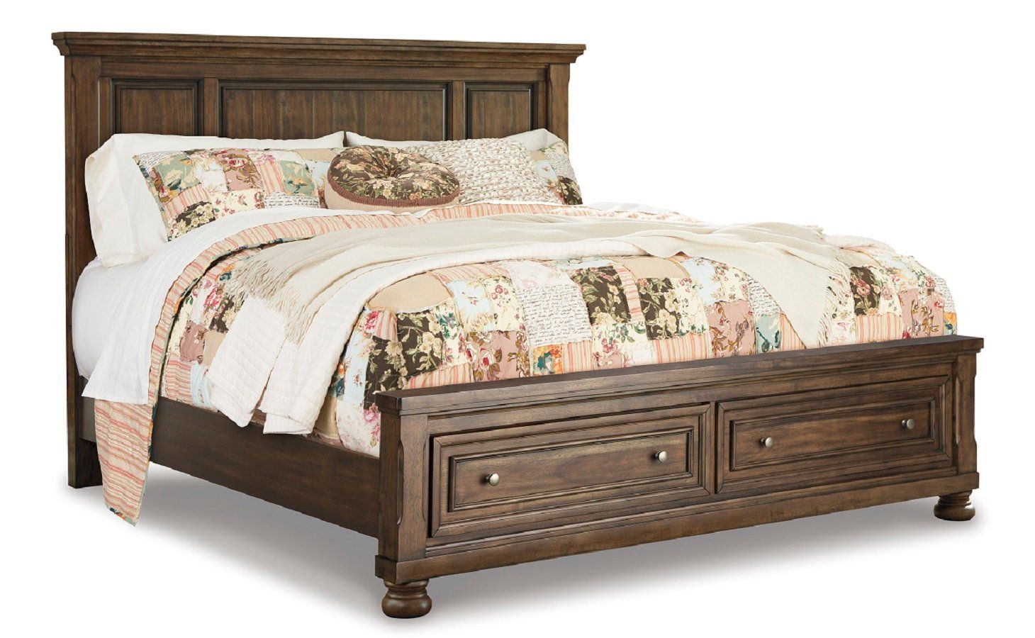 Flynnter King Panel Storage Bed | Shop ‎Home Furniture And Decor