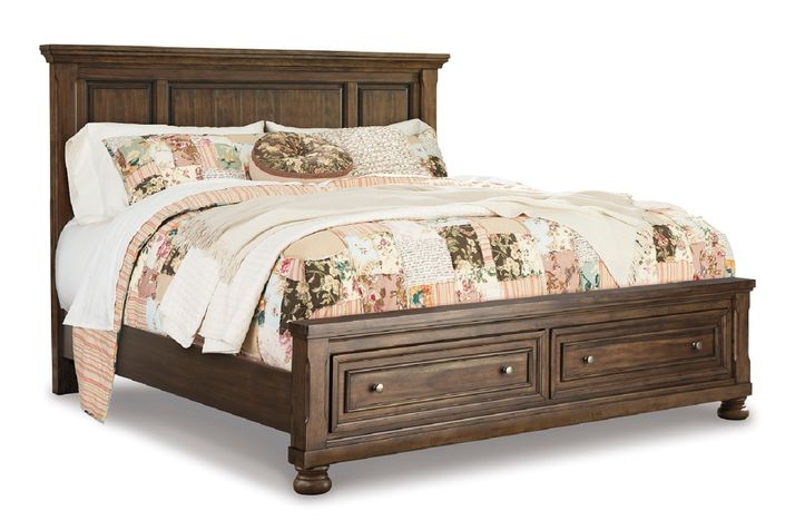 Picture of Flynnter King Panel Storage Bed