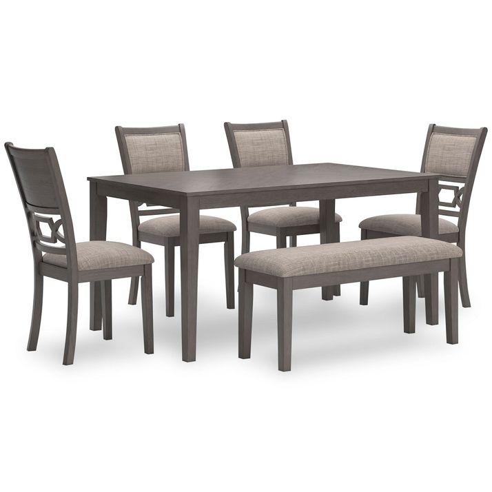 Wrenning 6pc Dining Set The Furniture Mart