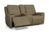 Picture of Iris Power Console Loveseat