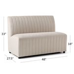 Picture of Jemma Upholstered Dining Bench