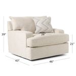 Picture of Living Large Oversized Swivel Chair