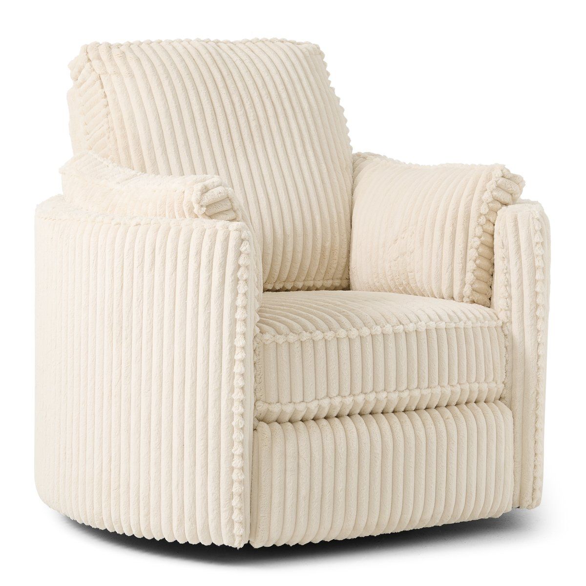 Mega Ivory Swivel Recliner