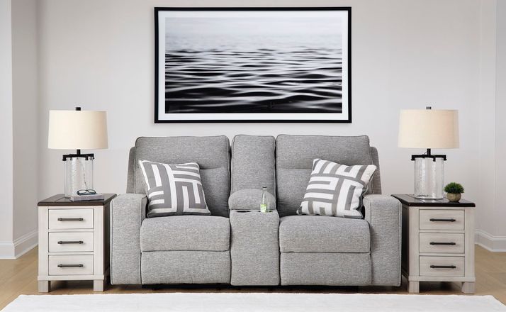 Picture of Biscoe Power Console Loveseat