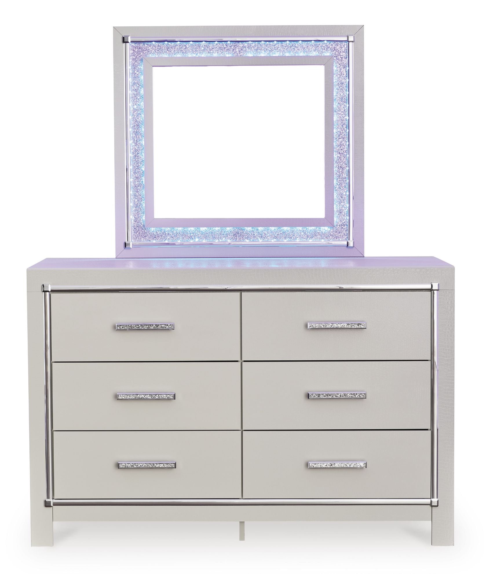 Zyniden Dresser and Mirror Set | The Furniture Mart