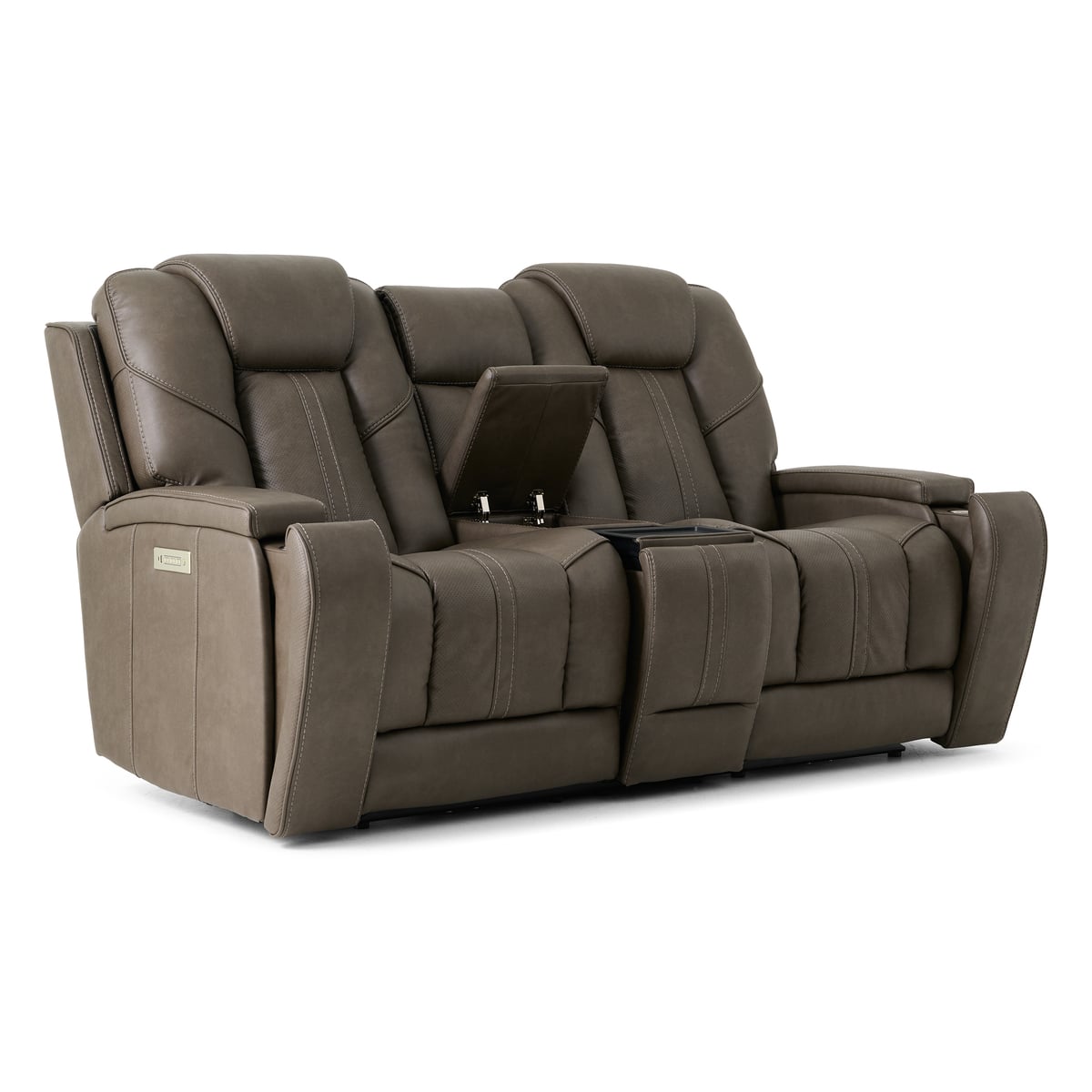 Alpha Power Console Loveseat | The Furniture Mart