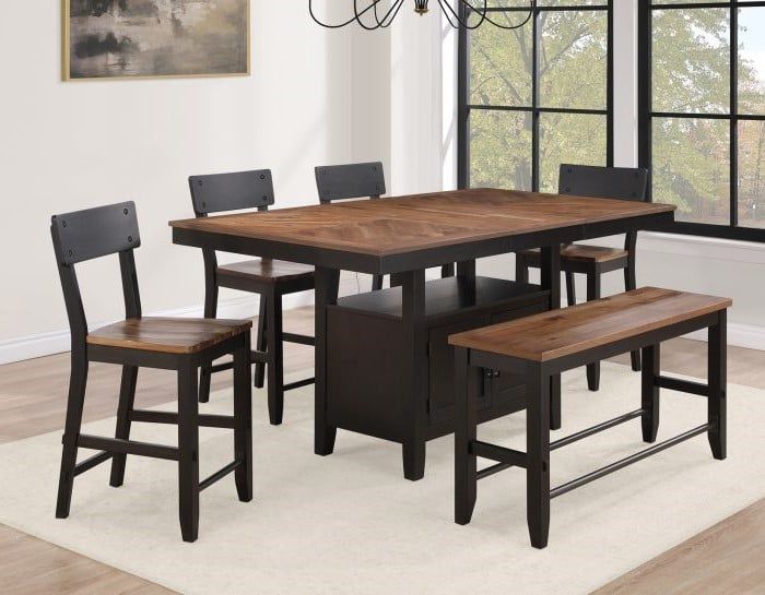 Bermuda 6pc Counter Dining Set