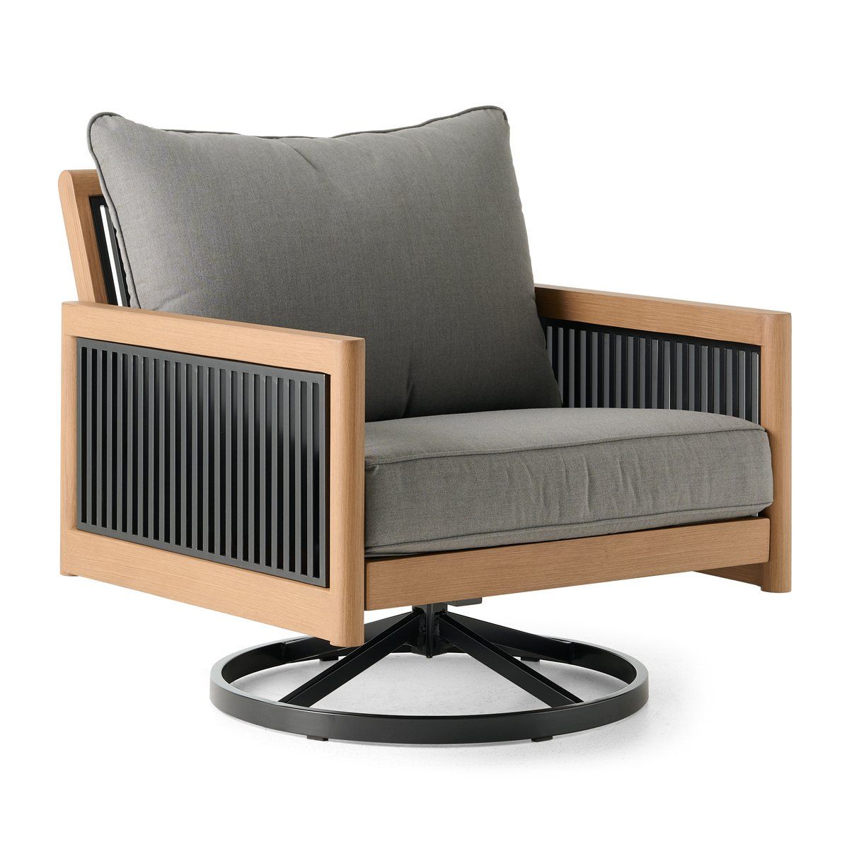 Cove Swivel Rocker Club Chair