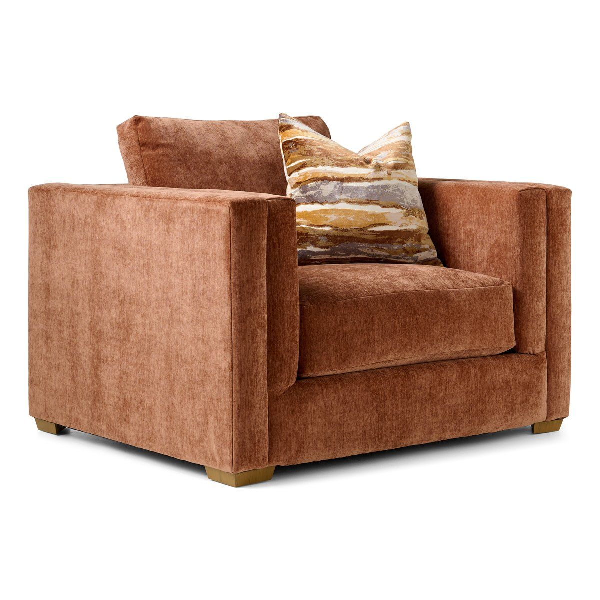 Roman Sepia Oversized Chair