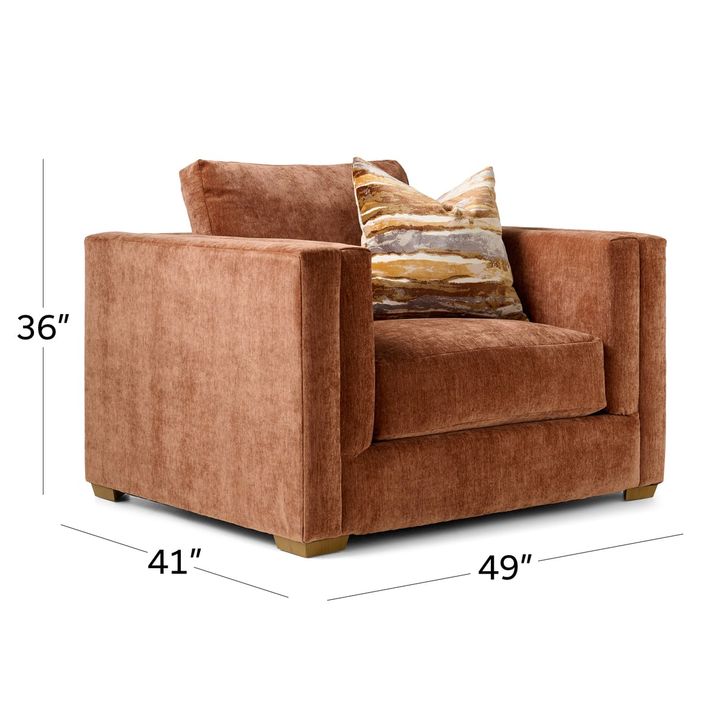 Picture of Roman Sepia Oversized Chair