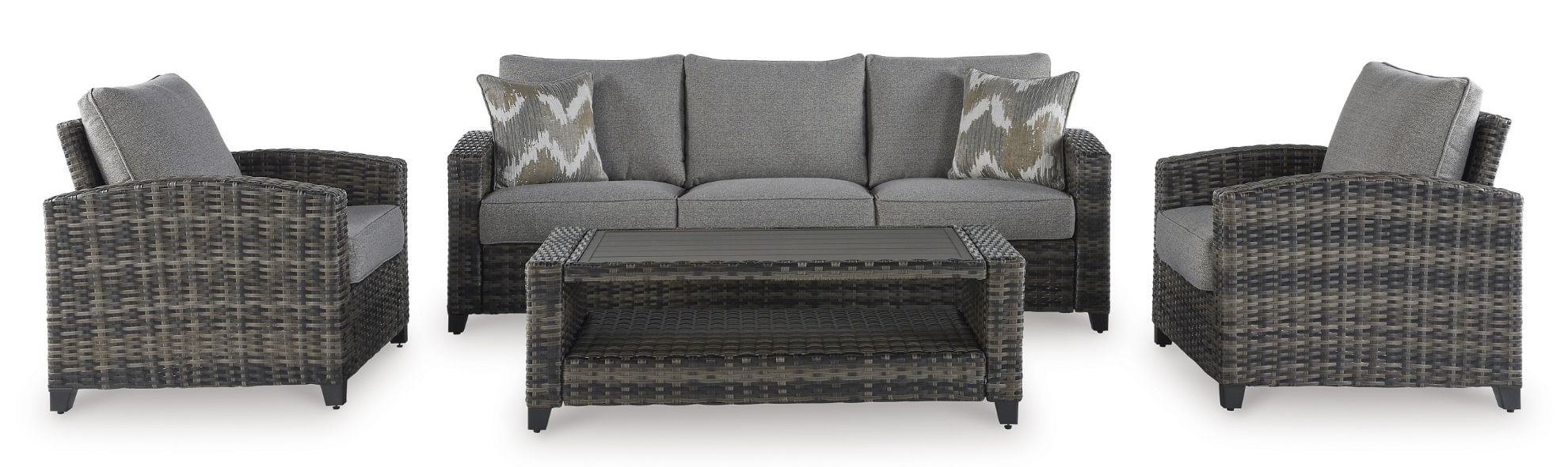 Oasis Court 4pc Patio Set | The Furniture Mart