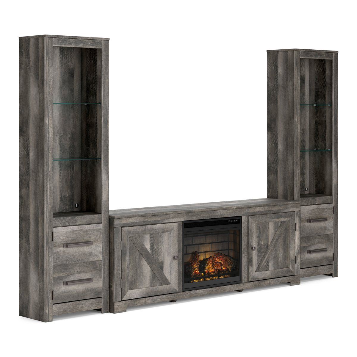 Wynnlow Fireplace Entertainment Wall