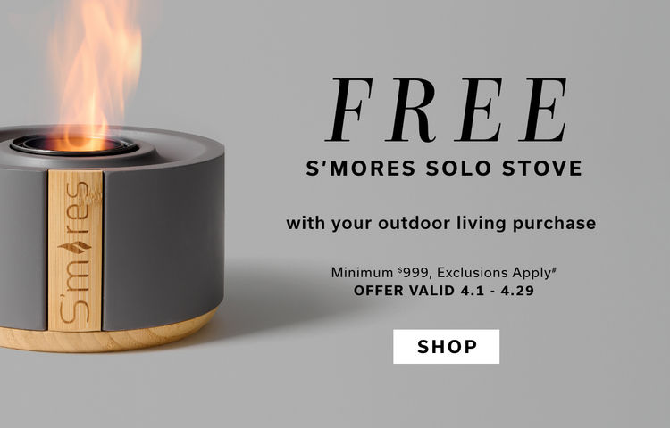Free S’mores Solo Stove with Your Outdoor Living Purchase  | Minimum $999, Exclusions Apply (#) | Shop