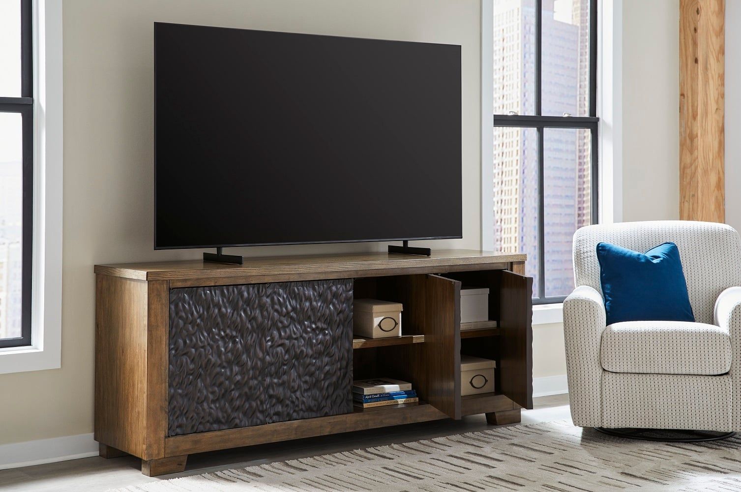 Rosswain TV Stand | The Furniture Mart