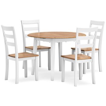 A picture of Gesthaven 5pc Drop Leaf Dining Set.