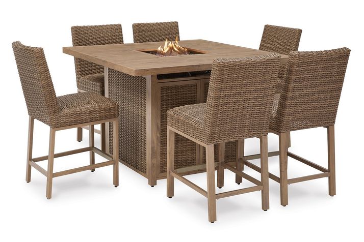 Picture of Walton Bridge 7pc Fire Pit Set