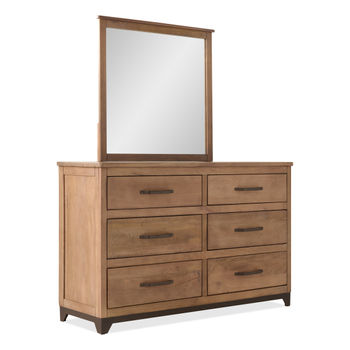Parota Dresser and Mirror
