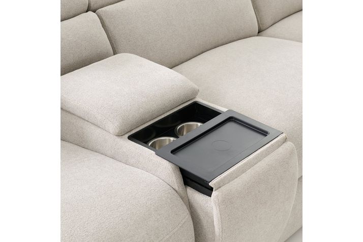 Picture of Verona Gray 6pc Power Sectional