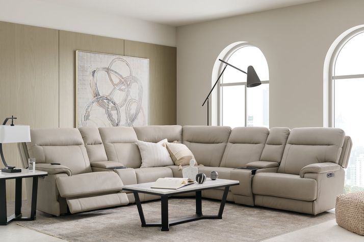 Picture of Holywell 7pc Power Sectional