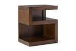 Picture of Modern Loft Brown S-Shape Nightstand