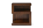 Picture of Modern Loft Brown S-Shape Nightstand