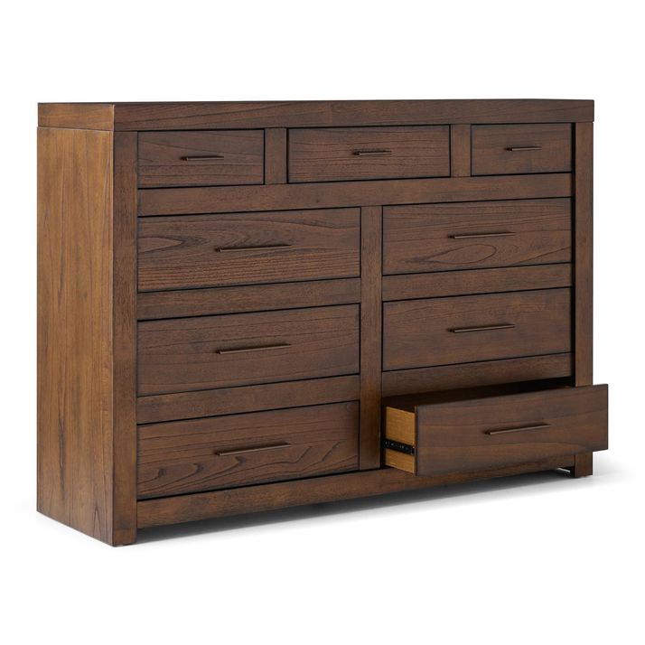 songesand dresser brown SONGESAND Wardrobe, Brown main image 0