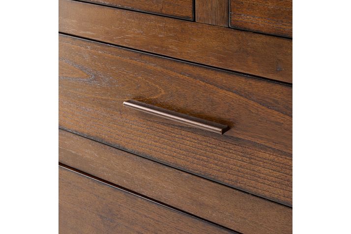 Picture of Modern Loft Brown Chesser and Mirror