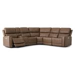 Picture of Cappuccino 6pc Power Sectional