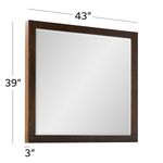 Picture of Modern Loft Brown Mirror