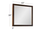 Picture of Modern Loft Brown Mirror