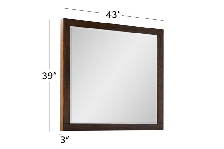 Picture of Modern Loft Brown Mirror