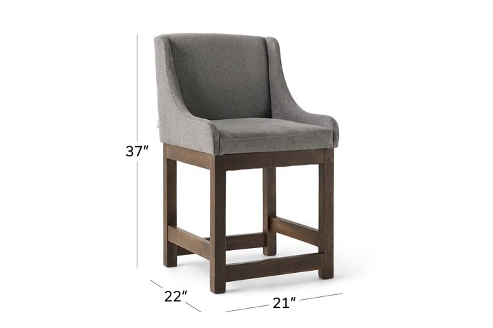 Picture of Ashen Linen Counter Stool
