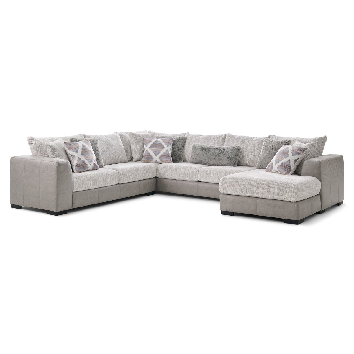 Attract Dove 3pc Sectional