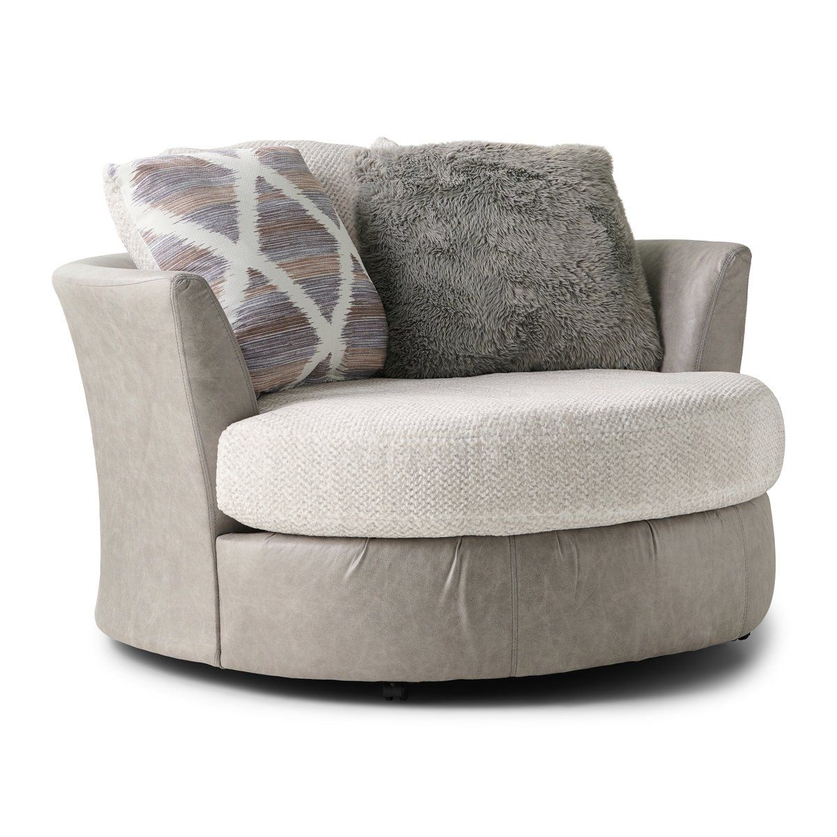 Attract Dove Swivel Pod Chair