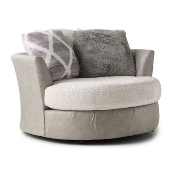 A picture of Attract Dove Swivel Pod Chair.